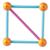 Set de matematica - Forme geometrice 3D- pentru 2-4 copii